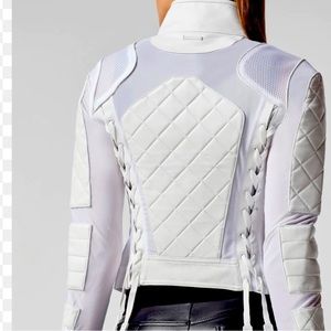 Blanc Noir leather Moto jacket size small. Worn once
